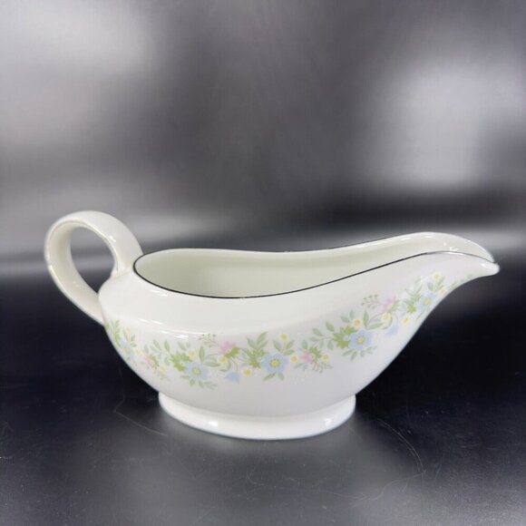 Vintage Johann Haviland Fine Porcelain Gravy Boat Made In Germany Floral Pattern - Picture 14 of 14